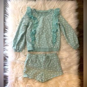 Carter’s Girl Sweatshirt and Shorts Outfit Set Bin 1